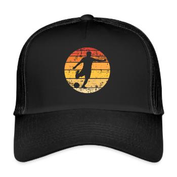 Footballer - Trucker Cap - black/black - Front