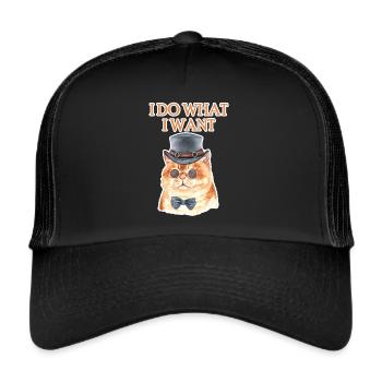 Cats Rebellion - Trucker Cap - black/black - Front