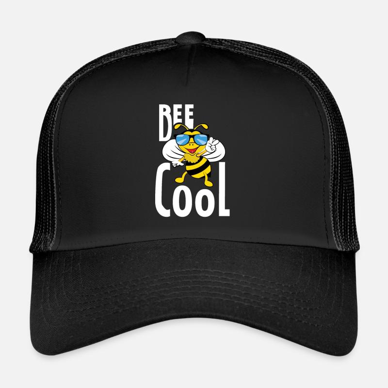Bee cool bee - Trucker Cap - black/black