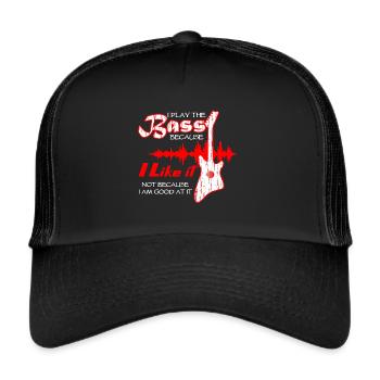 Bassists - Trucker Cap - black/black - Front