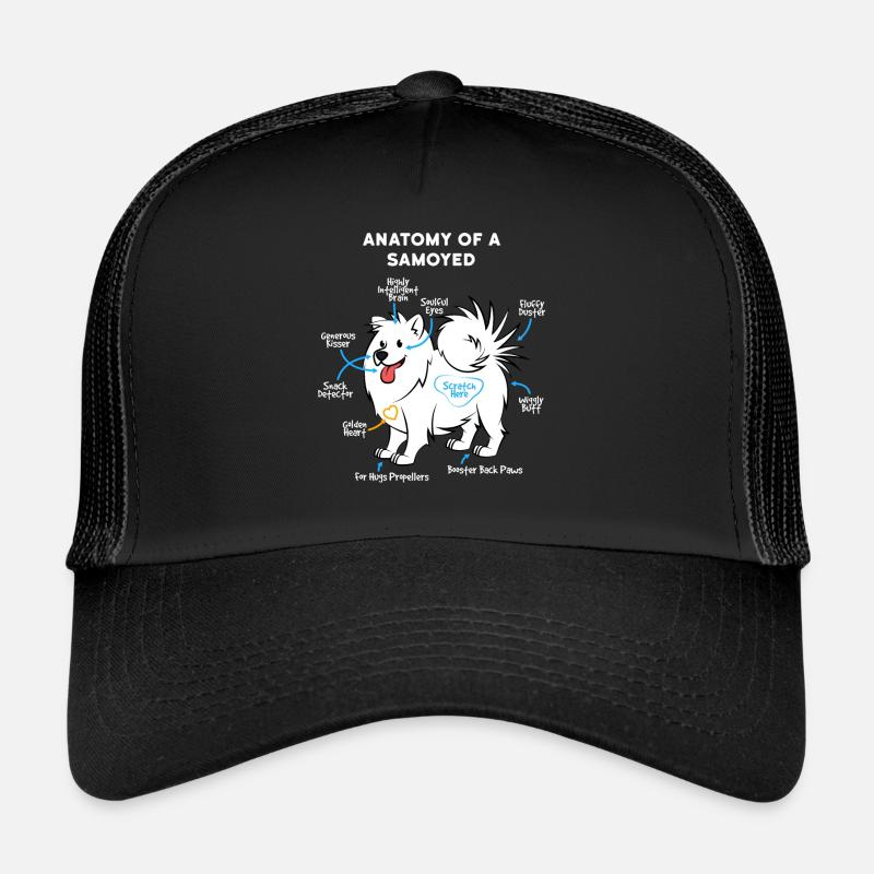 Chien Samoyed Casquette trucker 