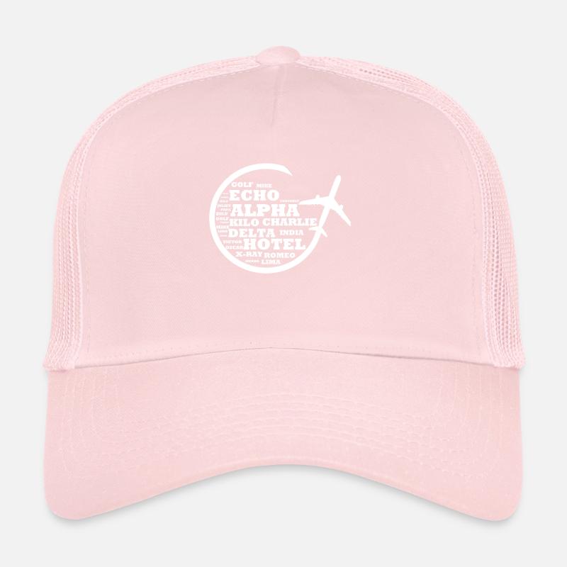 Pilot Alphabet Pilot Gift Trucker Cap