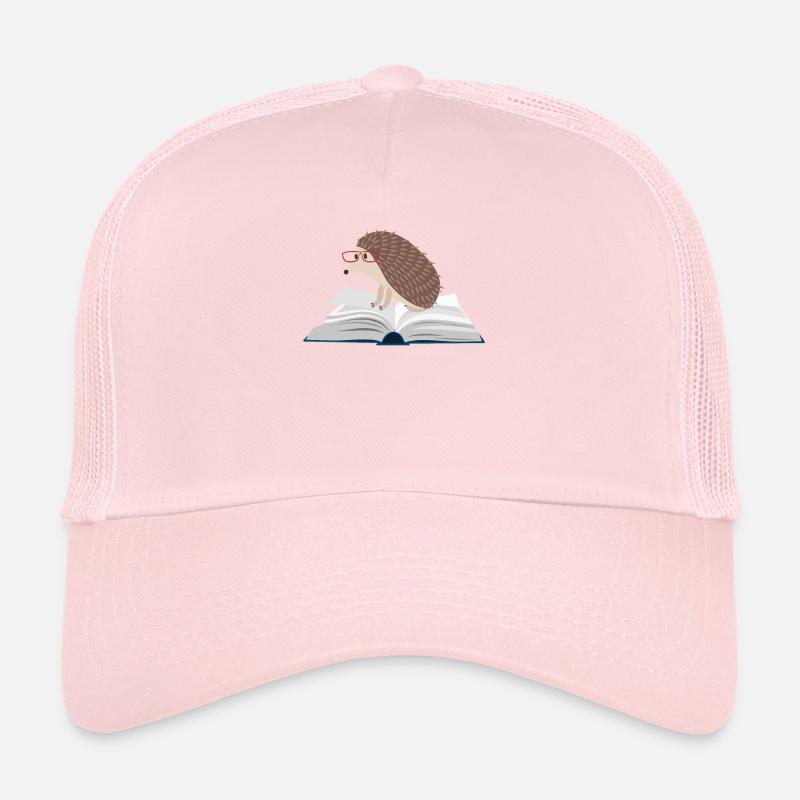 Igel Buch Süß Lesen Tierliebe Igelmama Geschenk Casquette trucker 