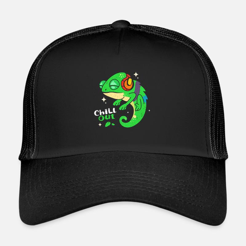 Chamäleon - Trucker Cap - Schwarz/Schwarz