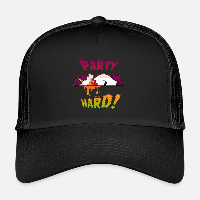 Party Hard Einhorn Trucker Cap