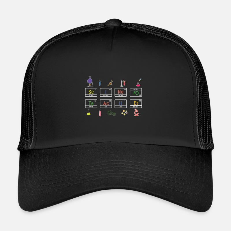 Physique Chimie Science Professeur Casquette trucker 