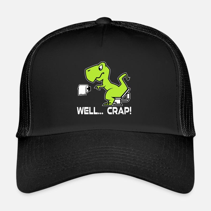 Dino Lustig Klopapier - Trucker Cap - Schwarz/Schwarz