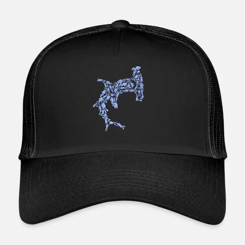 Hai Taucher - Trucker Cap - Schwarz/Schwarz