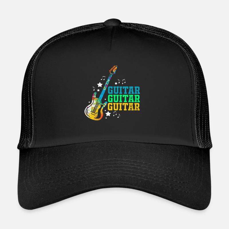 guitar - Trucker Cap - black/black