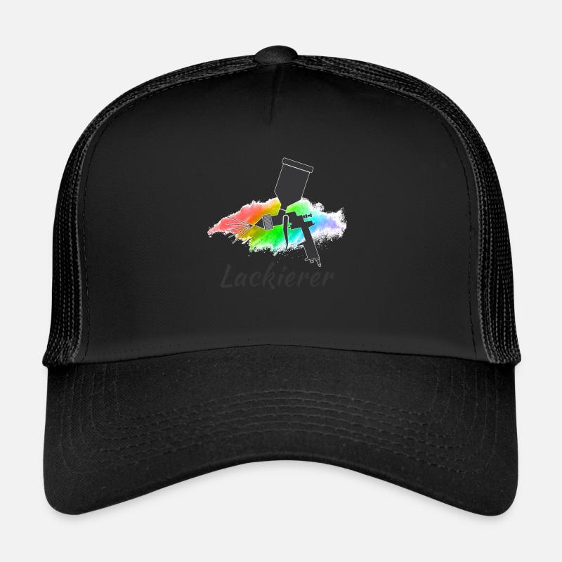 Lackieren Lackierer - Trucker Cap - Schwarz/Schwarz