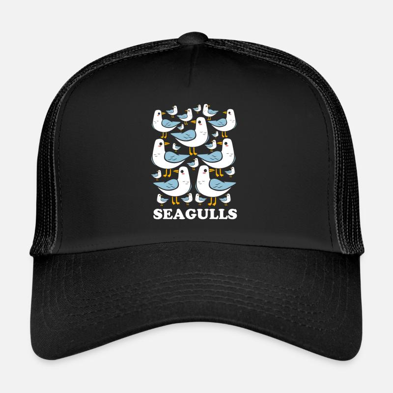 Seagull Gift Seabird Moin Bird Tern Trucker Cap