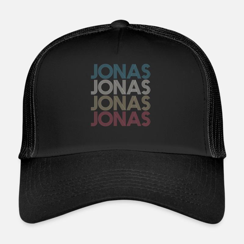 Jonas - Trucker Cap - Schwarz/Schwarz