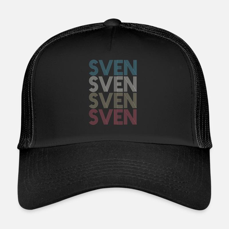 Sven - Sven Lustig - Trucker Cap - Schwarz/Schwarz