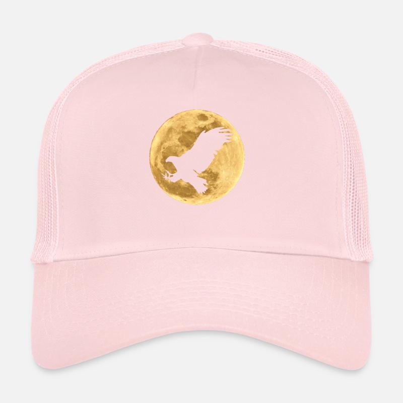 Adler im Mond Vollmond Trucker Cap
