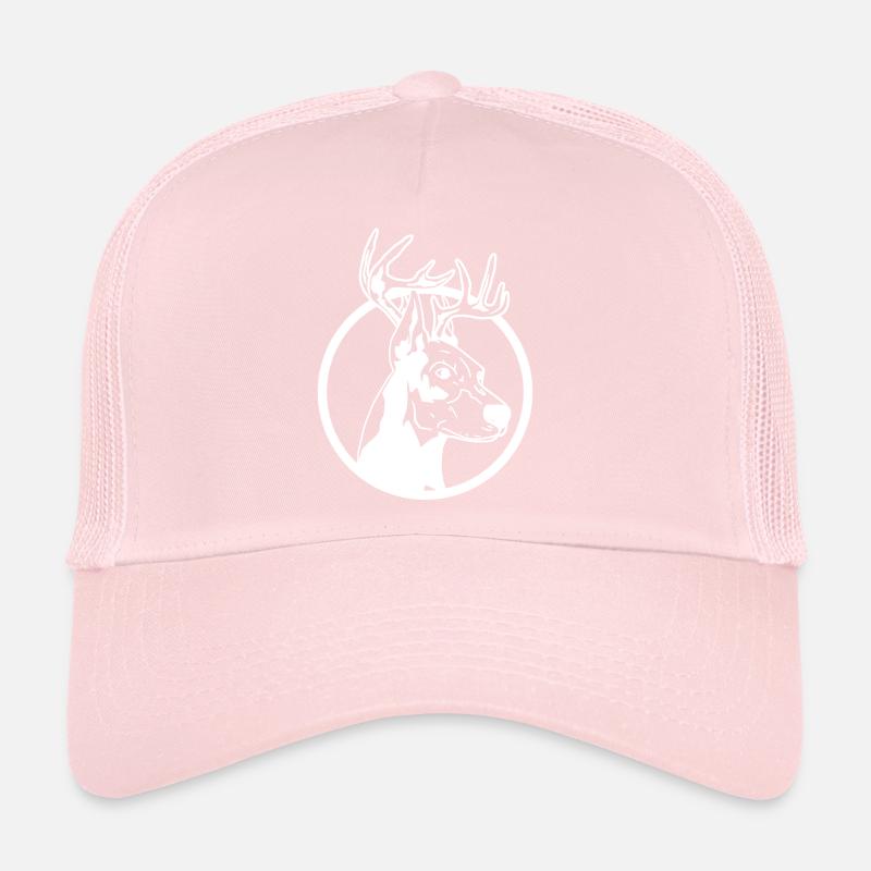 Doberman de Noël Casquette trucker 