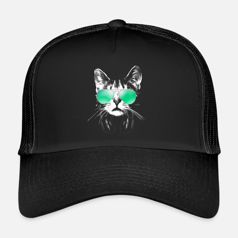 Kühles DJ Cat Trucker Cap