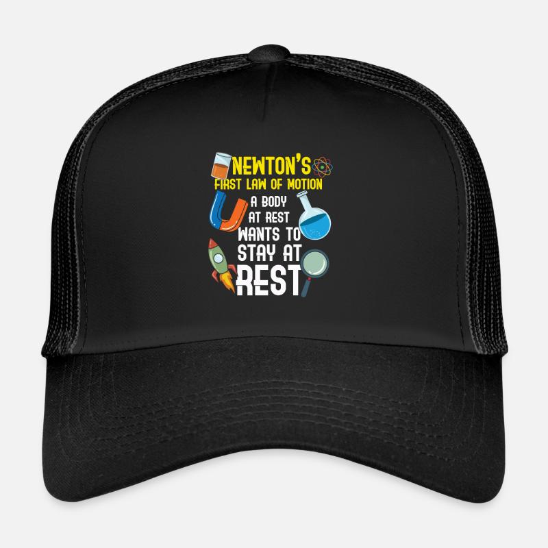 Physics - First Newtonian law Trucker Cap