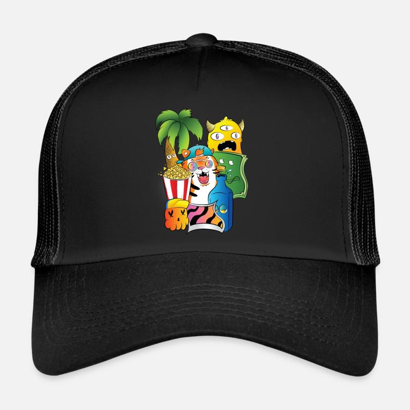Southern Sun - Trucker Cap - black/black