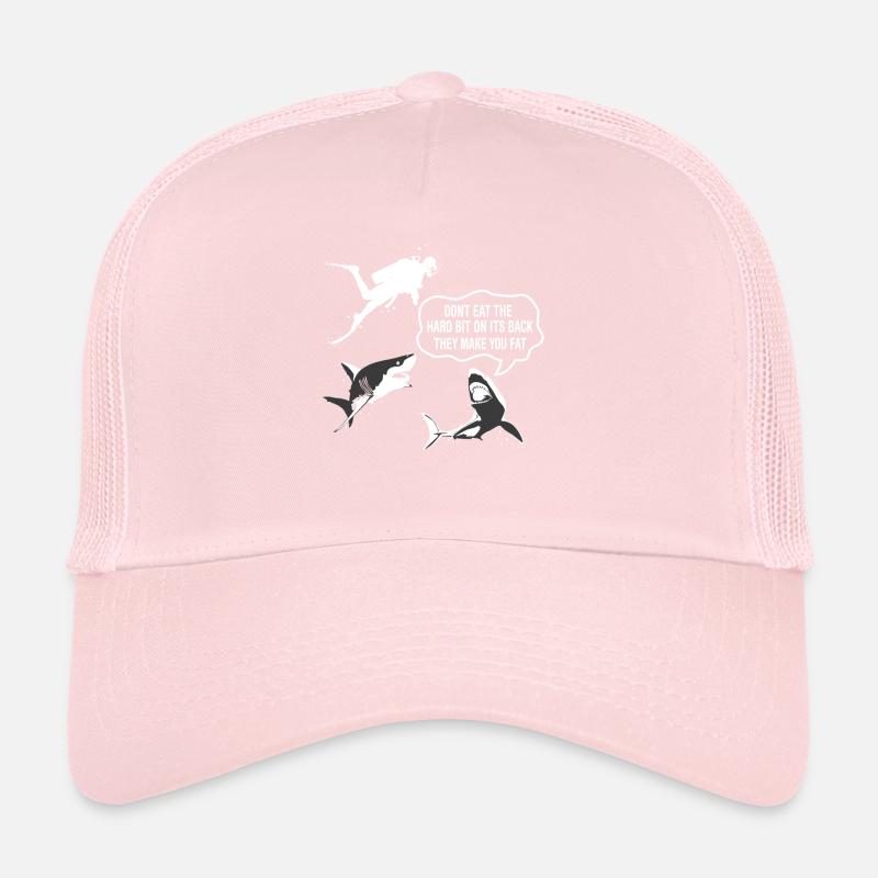Requin plongée drôle Casquette trucker 