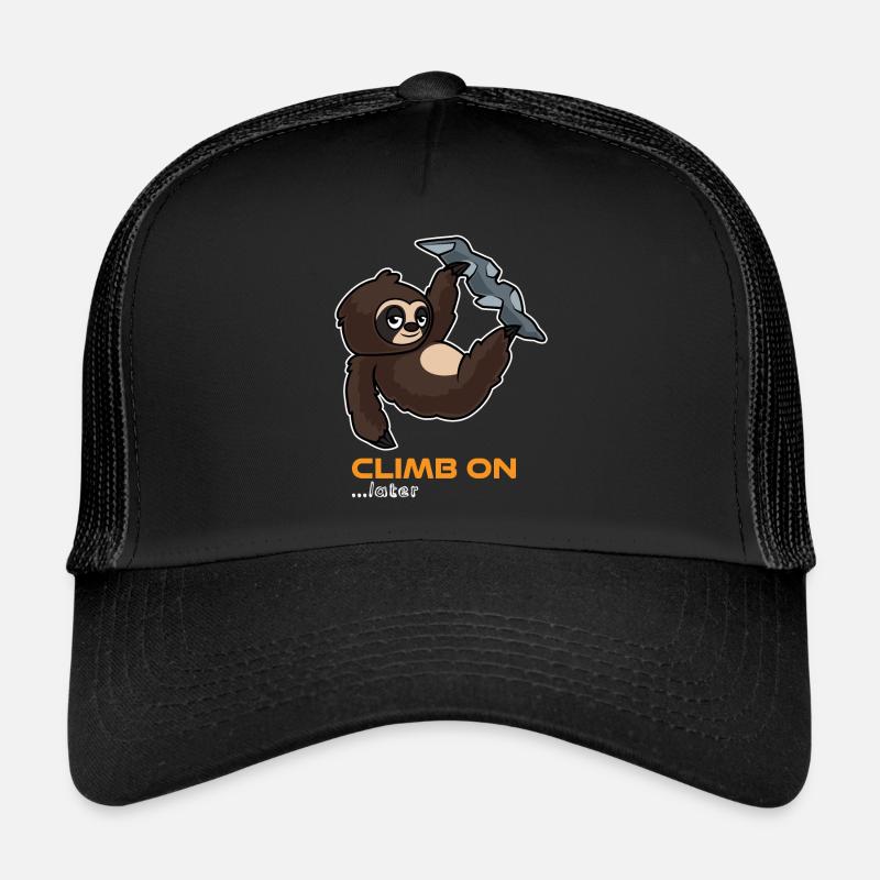 Climbing sloth Funny Trucker Cap