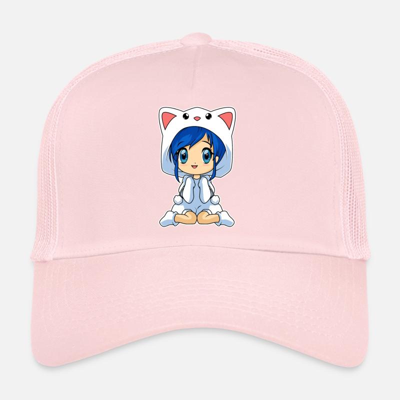 Anime Chibi fille Casquette trucker 