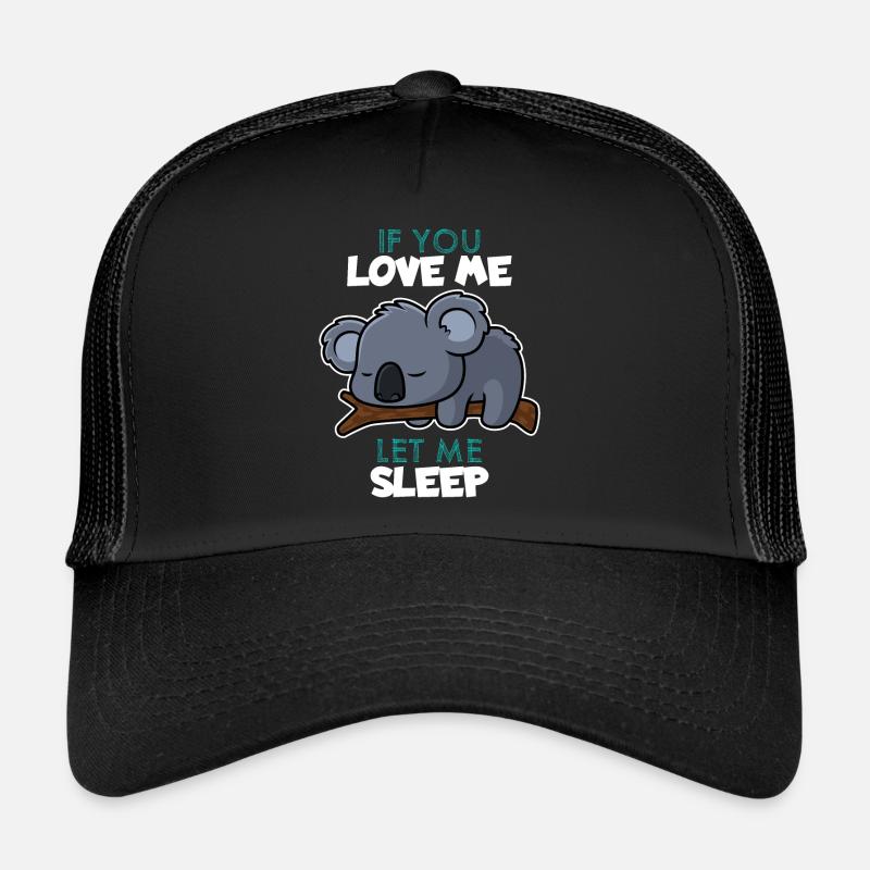 Sommeil amour koala drôle Casquette trucker 