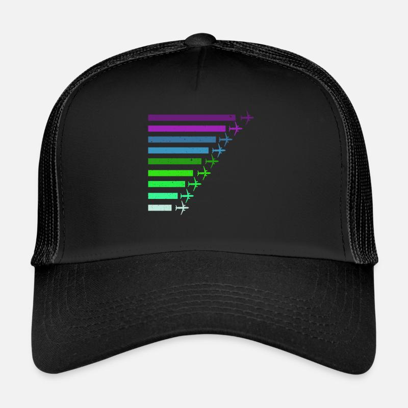 Avion coloré Casquette trucker 