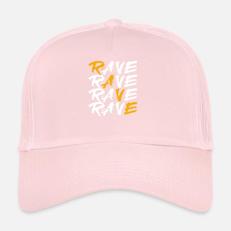 Rave House Dubstep Techno Hardstyle Raver Casquette trucker 