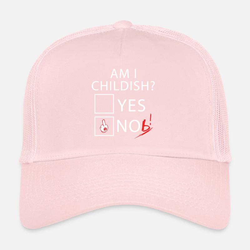 Bin Ich Kindisch Trucker Cap