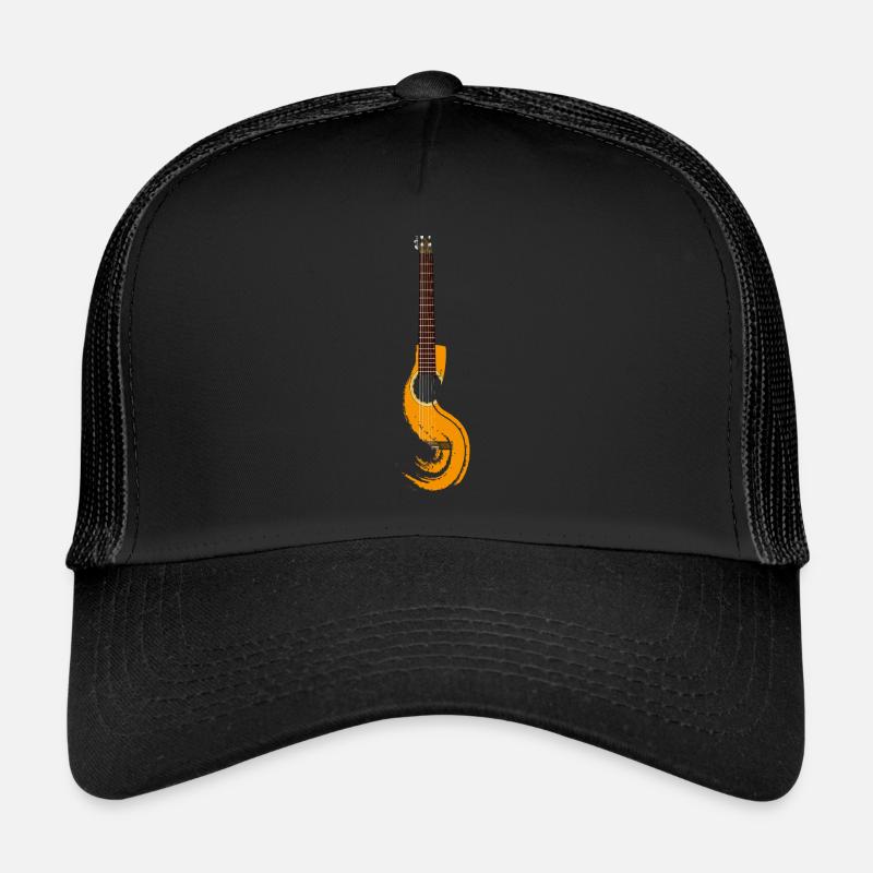 guitar - Trucker Cap - black/black