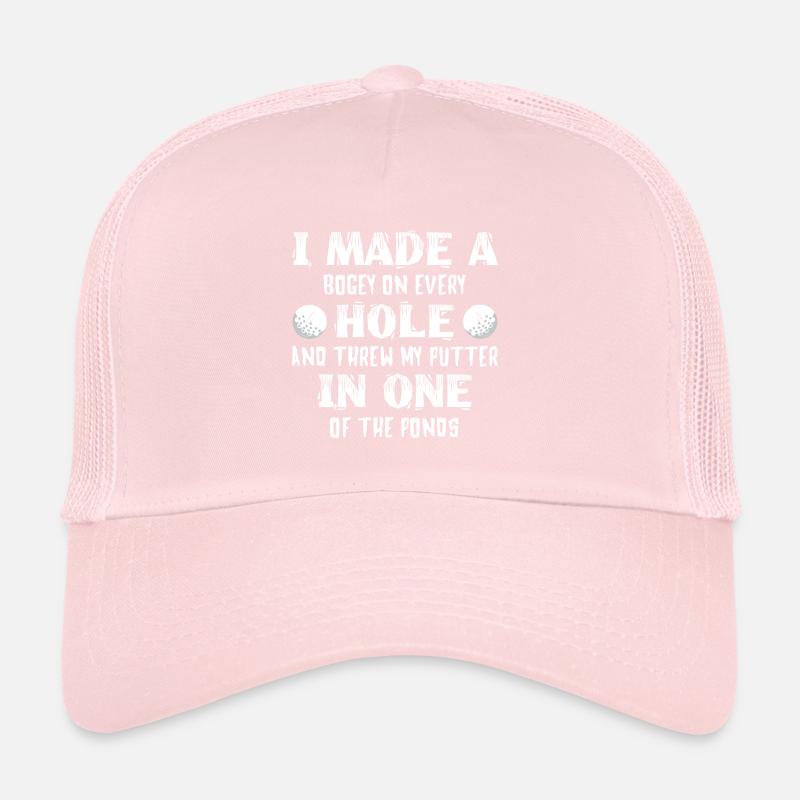 Hole In One Golf Funny Trucker Cap