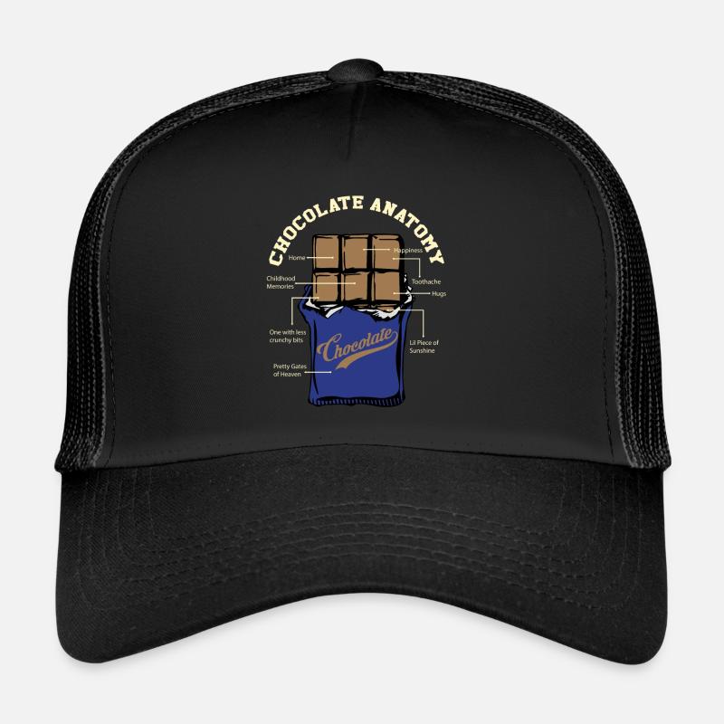 Chocolate Anatomy Funny Chocolatier Trucker Cap