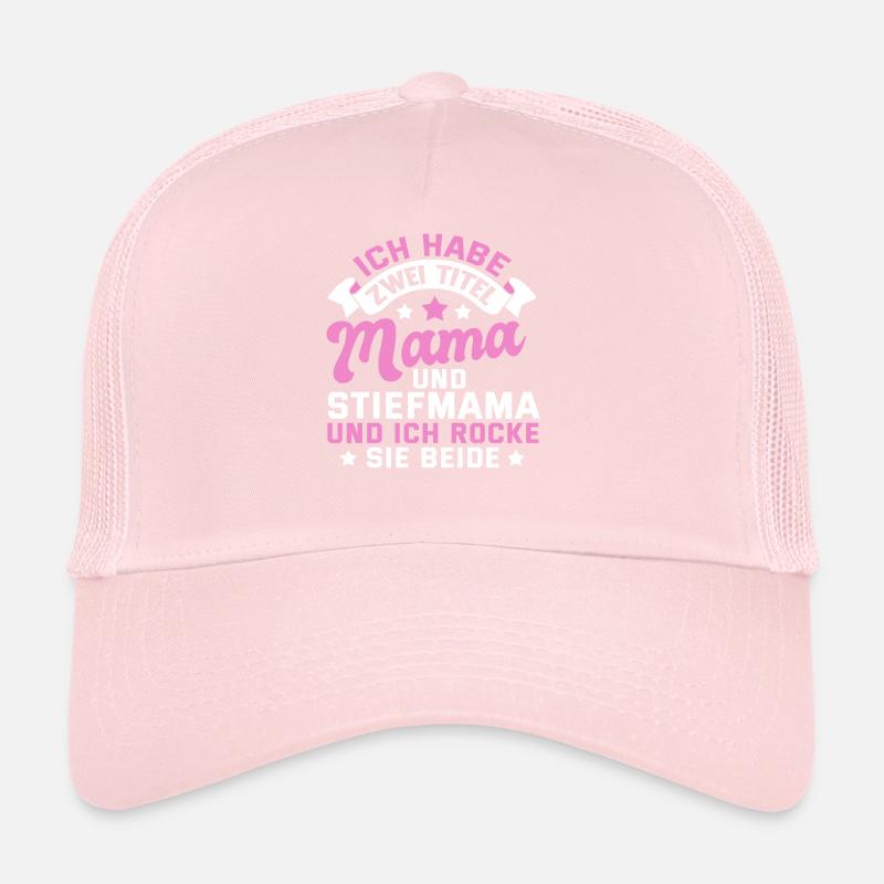 Stiefmutter Mama Stiefsohn Lustig Spruch Geschenk Trucker Cap