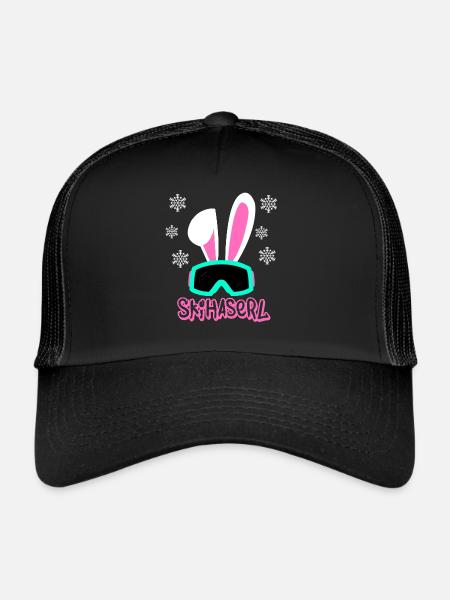 Skihaserl - Casquette trucker  - noir/noir - Devant