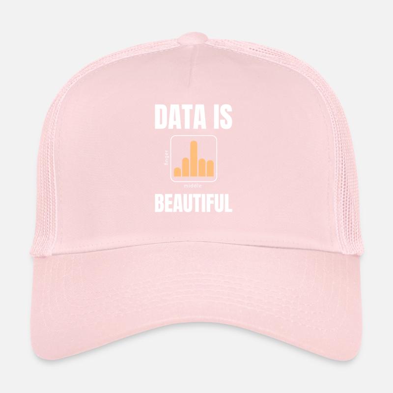 Data deep learning AI nerd big data is beautiful Trucker Cap