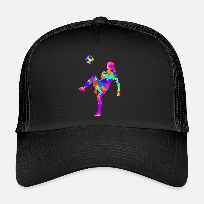 women's soccer - Trucker Cap - black/black