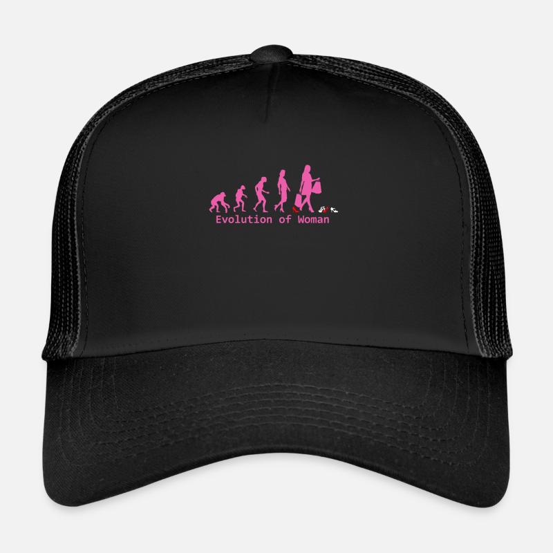 evolution of women Trucker Cap