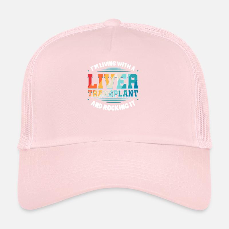 Je vis avec une greffe de foie Casquette trucker 