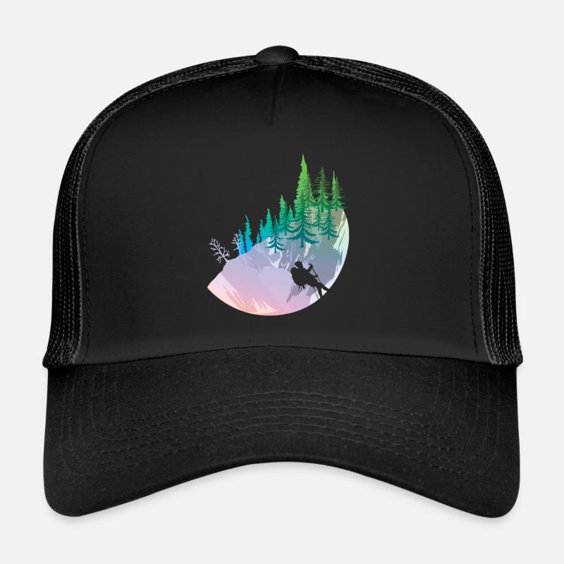 Hiker hiking tour Trucker Cap