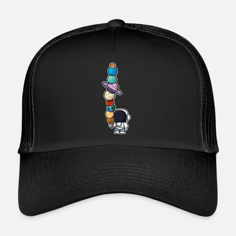 Astronaut Eis Essen Planeten Trucker Cap