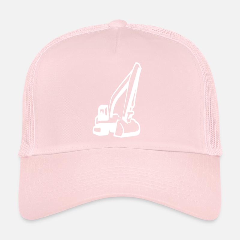 Bagger, Baumaschine, Baggerfahrer, Trucker Cap