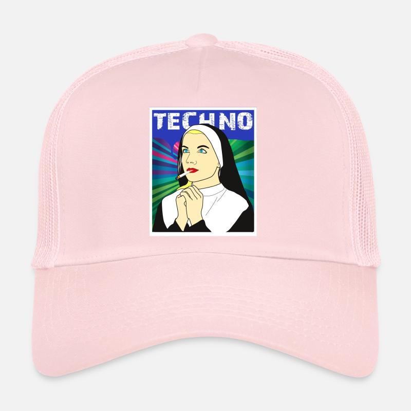 Techno Nun Trucker Cap