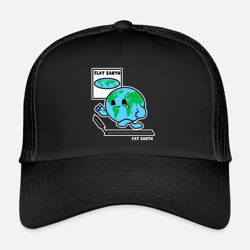 Terre plate Rond Terre Casquette trucker 