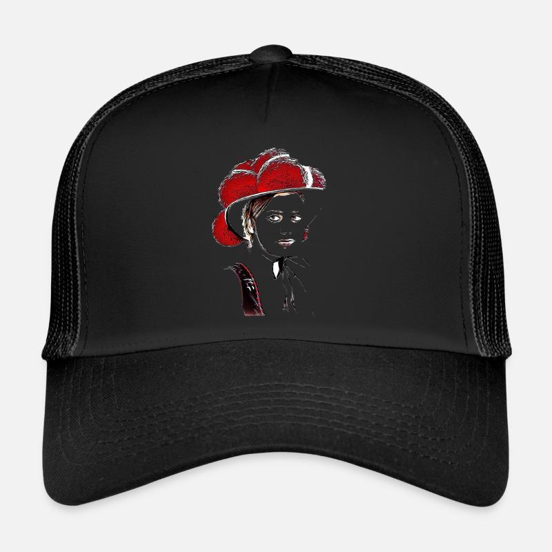 Schwarzwaldmaedel - Trucker Cap - Schwarz/Schwarz