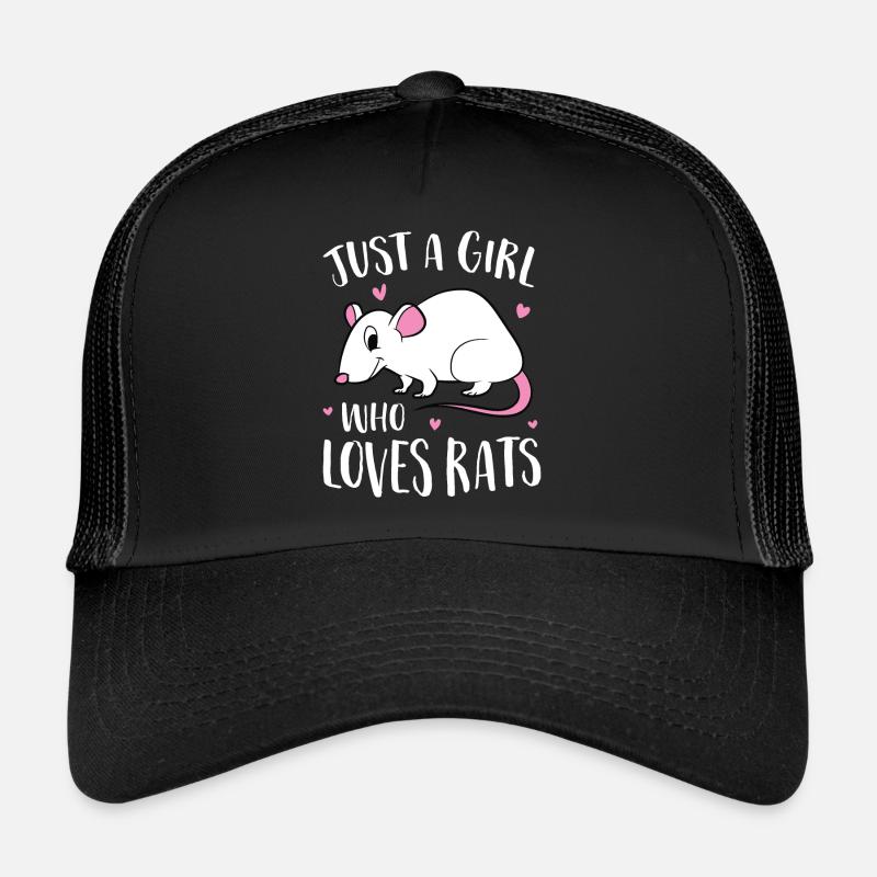 Nur Ein Mädchen Das Ratten Liebt Süße Ratte Trucker Cap