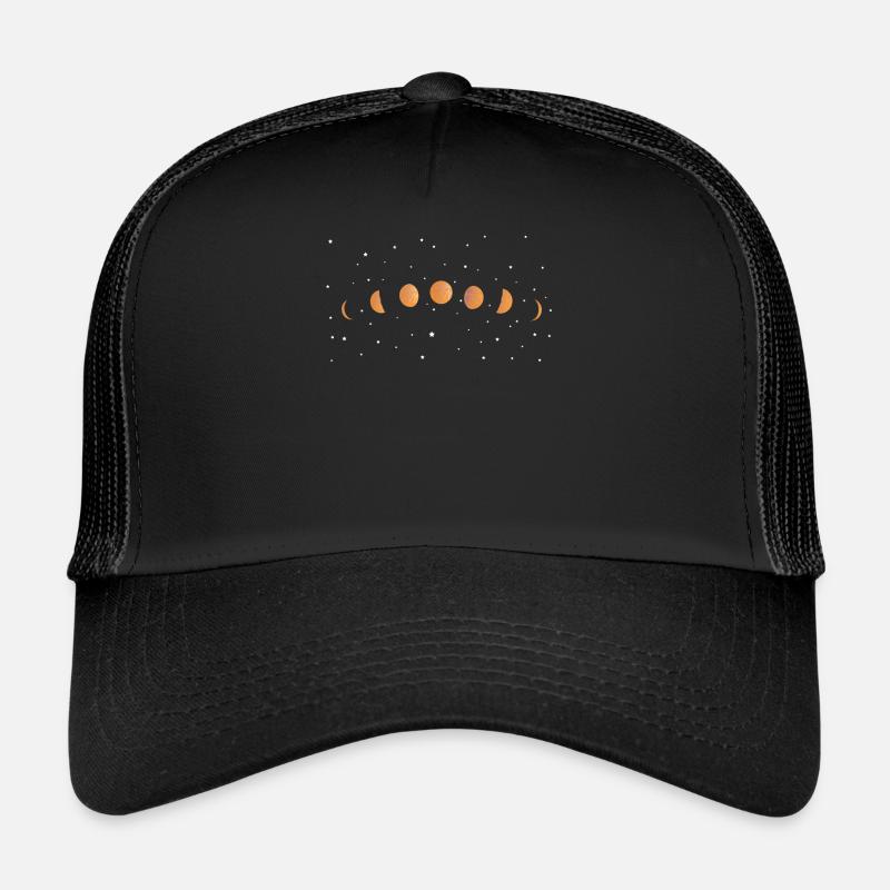 Lune - Casquette trucker  - noir/noir