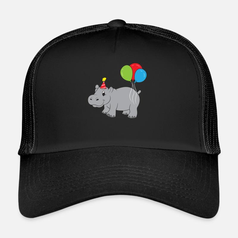Nilpferd Geburtstag Süßes Nilpferd Trucker Cap