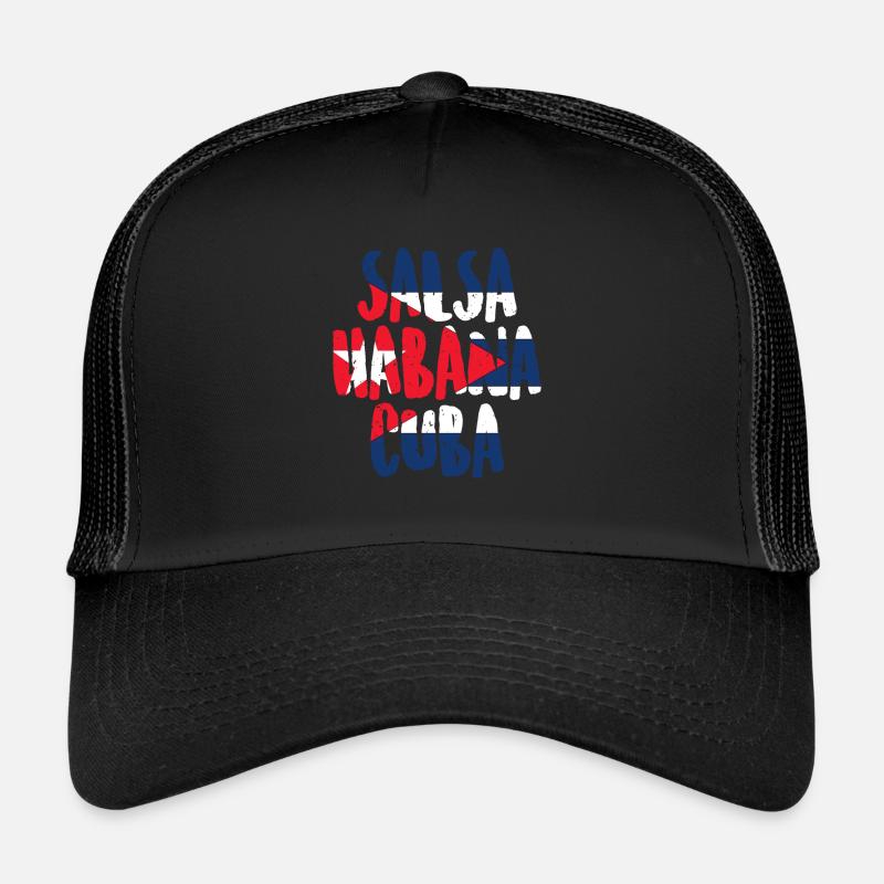 Salsa La Havane Cuba - Casquette trucker  - noir/noir