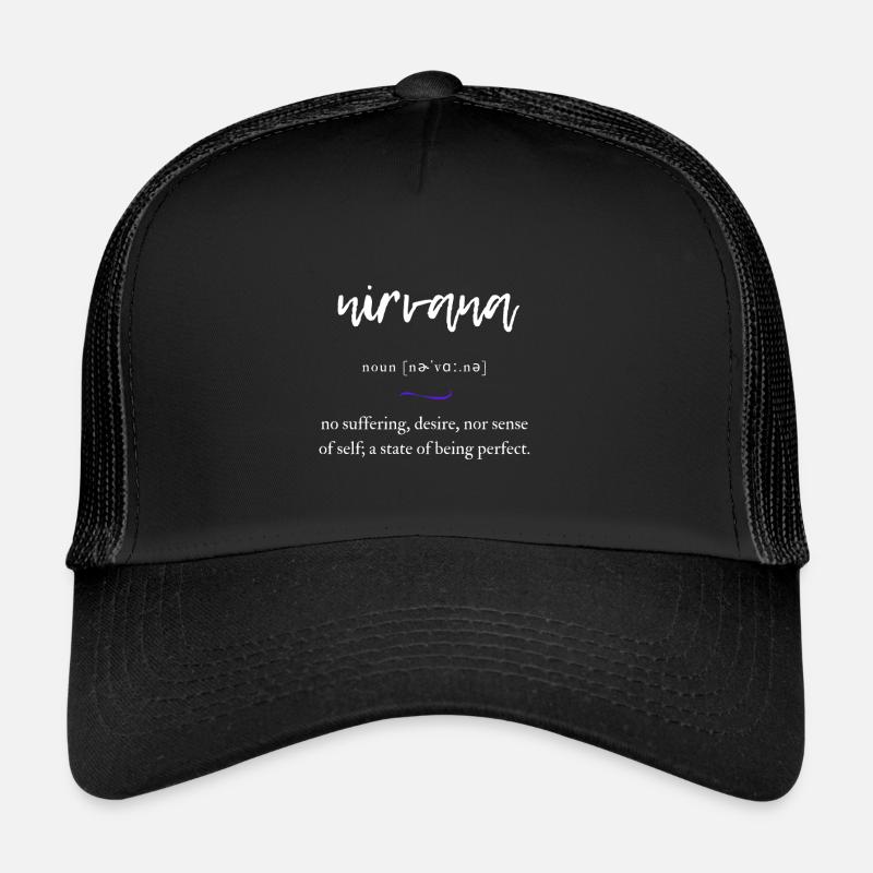Nirvana Convoluted Edition Black Trucker Cap