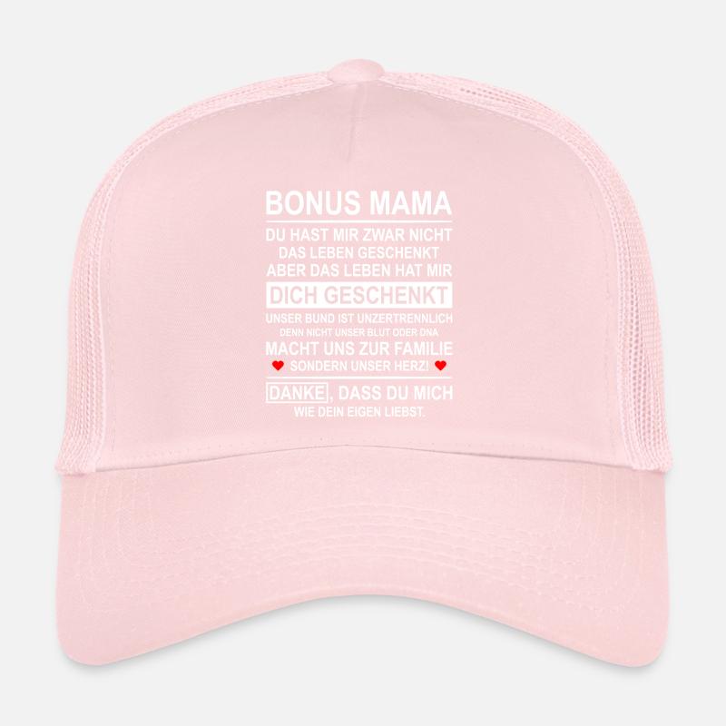 Bonus Mama Stiefmutter Ersatzmutter Geschenk Trucker Cap